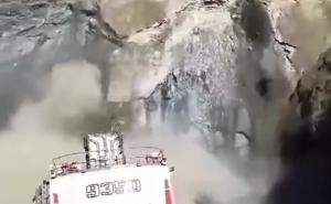 Snimak stravične nesreće u rudniku u BiH: Tragedija je izbjegnuta u sekundi