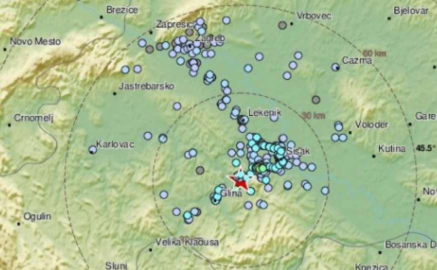 Tlo ne miruje u Hrvatskoj, novi zemljotres kod Siska
