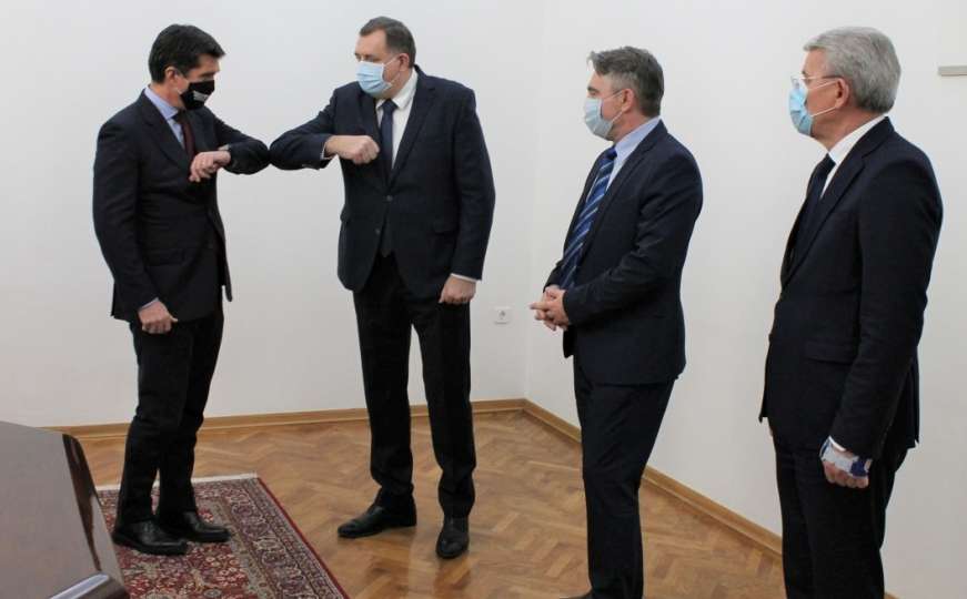 Šta su danas Dodik, Komšić i Džaferović rekli ambasadoru Nelsonu