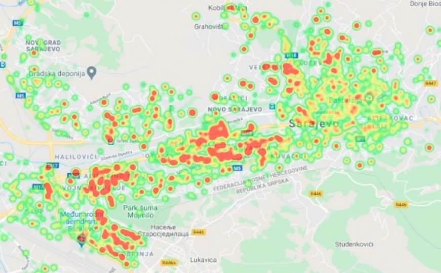 Večernje vijesti s KCUS-a: Novi slučajevi večeras samo u Sarajevu