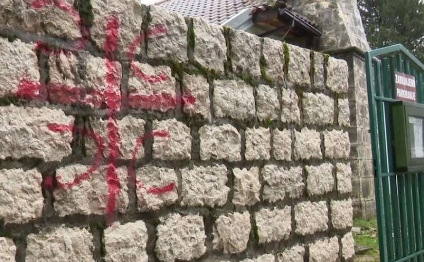 “Nikšić biće Srebrenica”: Sramni grafiti na zidu džamije