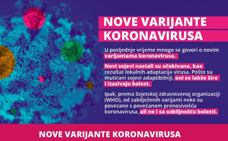 Infografika: Mutirane varijante koronavirusa i djelotvornost vakcine