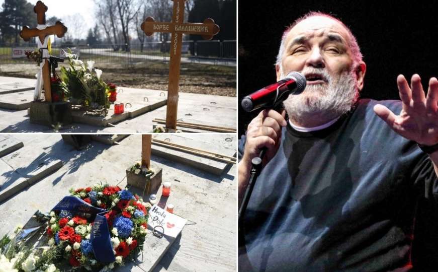 Ovdje je pokopan Đorđe Balašević, obožavatelji mu nose cvijeće i poruke