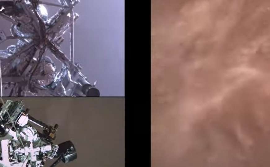 NASA objavila snimak slijetanja rovera na Mars: Mir i veličanstvenost