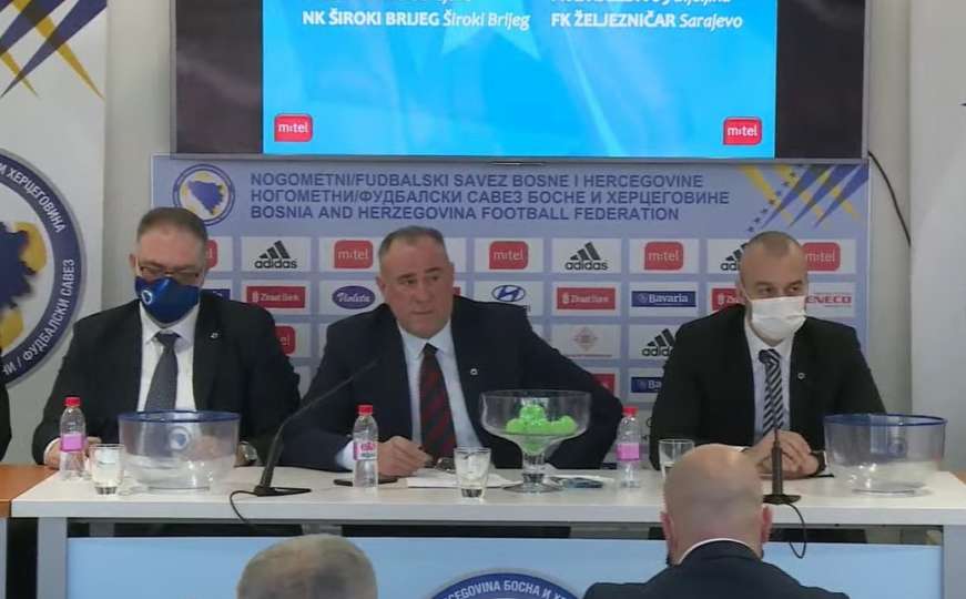 Napeto na žrijebanju Kupa BiH: Sarajevo i Željezničar saznali protivnike