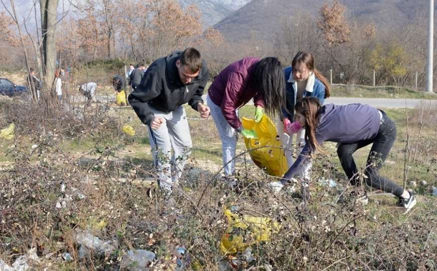 Građani Mostara kupili smeće i sadili cvijeće oko Uborka