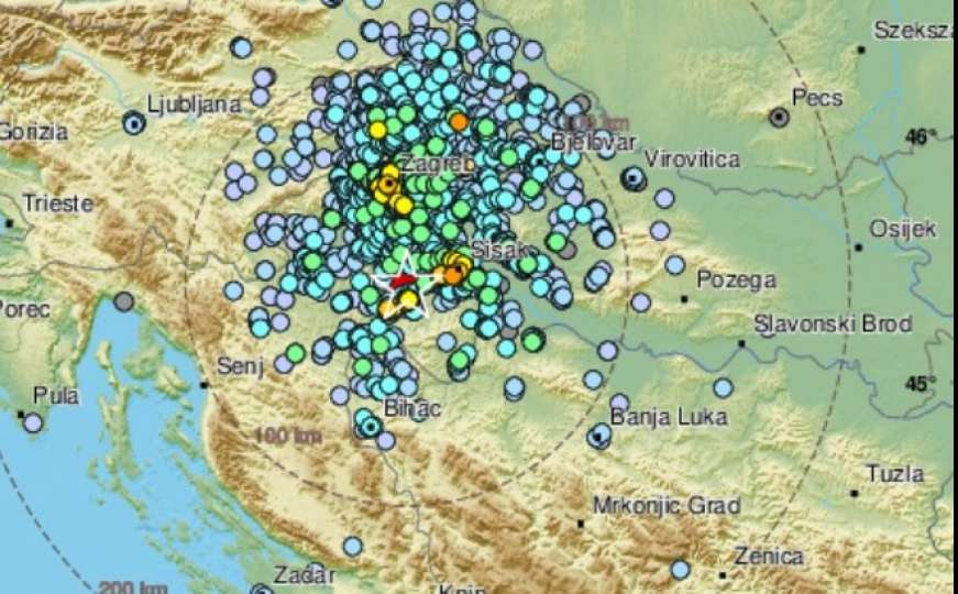 Snažniji zemljotres ponovo pogodio Hrvatsku