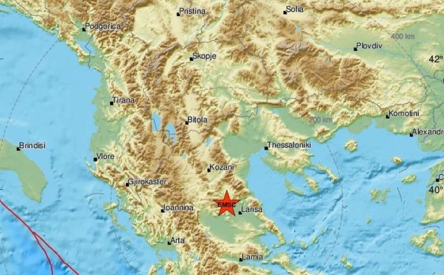 I večeras snažan zemljotres u Grčkoj - osjetio se opet diljem Balkana