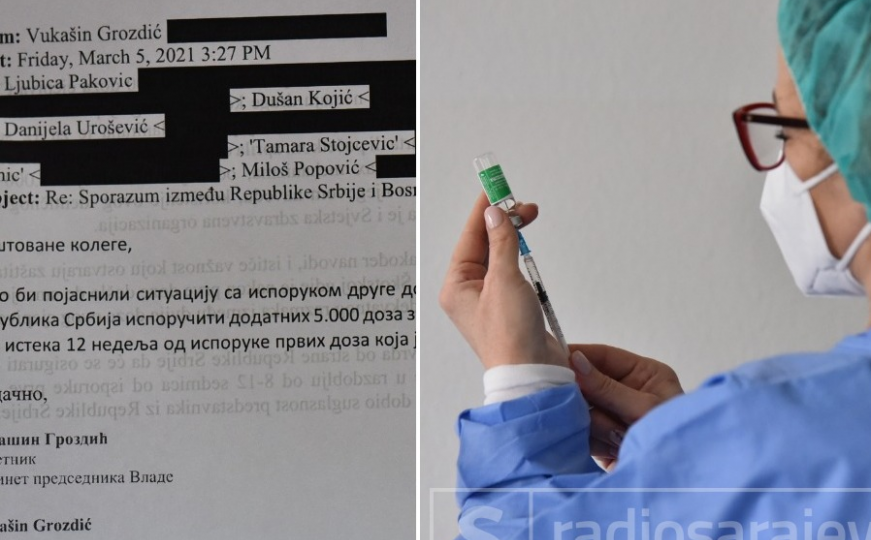 Pogledajte pismo iz Srbije: Stigla garancija da će se poslati cjepiva za revakcinaciju