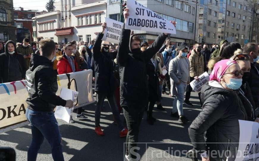 Završeni protesti, ugostitelji u Sarajevu najavili novo okupljanje