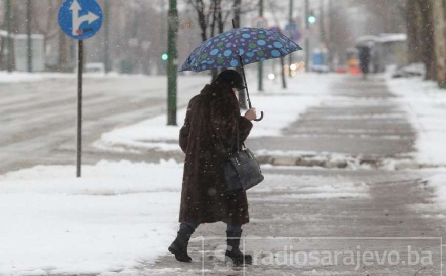 Temperatura u drastičnom padu u BiH, poznato gdje će danas pasti snijeg