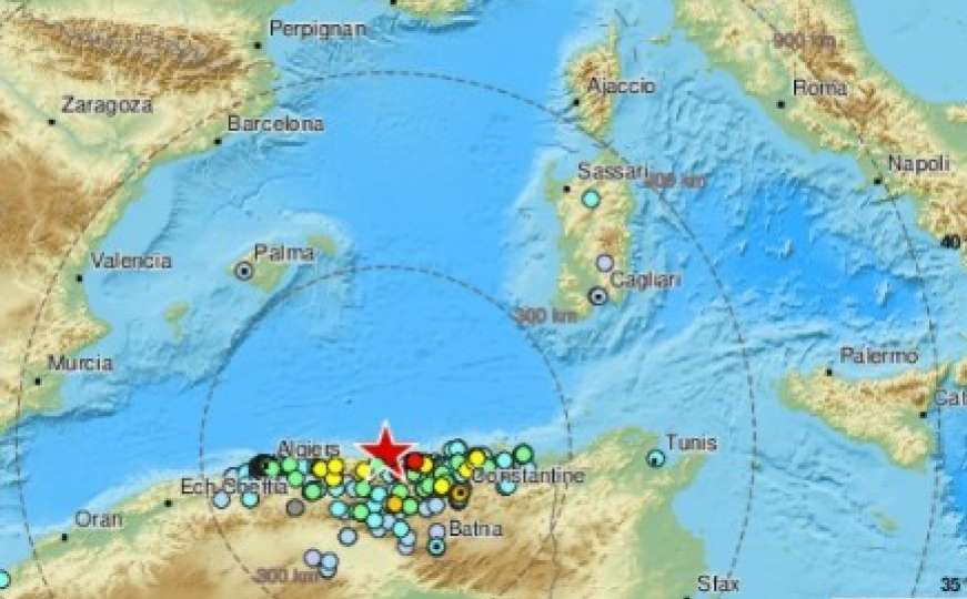 Jak zemljotres 6.0 po Richteru pogodio Alžir 