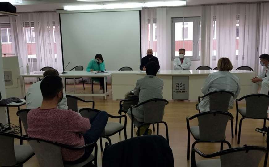 Gavrankapetanović i Vranić na sastanku u Općoj bolnici
