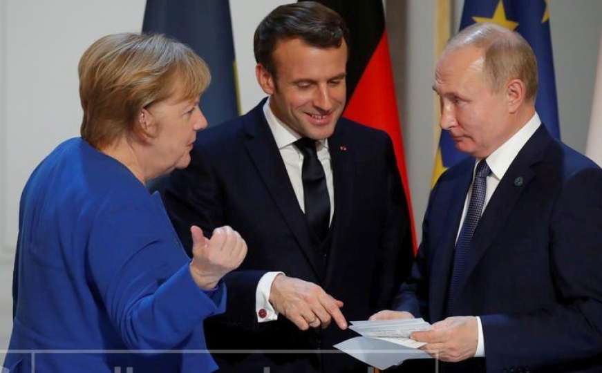 Merkel, Macron i Putin na sastanku: Glavna tema - vakcina Sputnik V