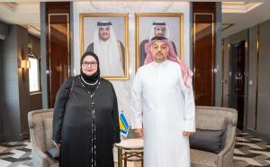 Turković u Dohi razgovarala o podršci Katara BiH prilikom nabavke vakcina