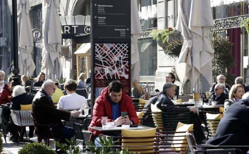 Srbija popušta mjere: Od sutra otvorene bašte kafića - maske obavezne