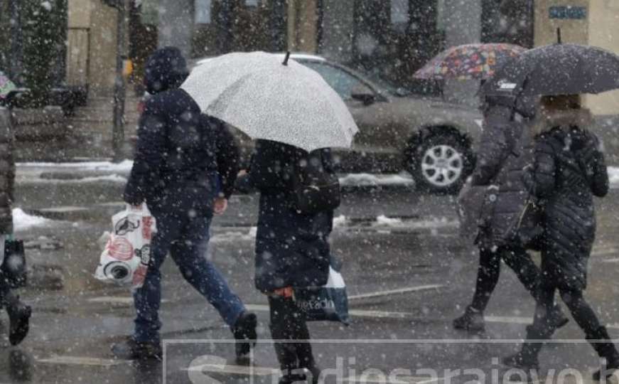 U BiH danas kiša i snijeg: Evo kada se može očekivati toplije vrijeme