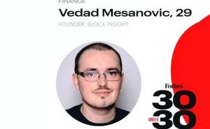 Na Forbes listi najutjecajnijih mladih ljudi i Vedad Mešanović 