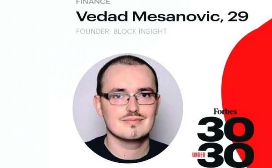 Na Forbes listi najutjecajnijih mladih ljudi i Vedad Mešanović 