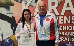 Almina Halilović osvojila treće mjesto na državnom takmičenju u karateu