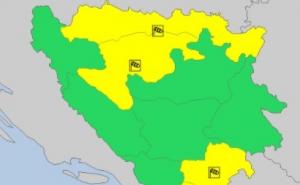 Upaljen žuti meteoalaram u BIH zbog vjetra