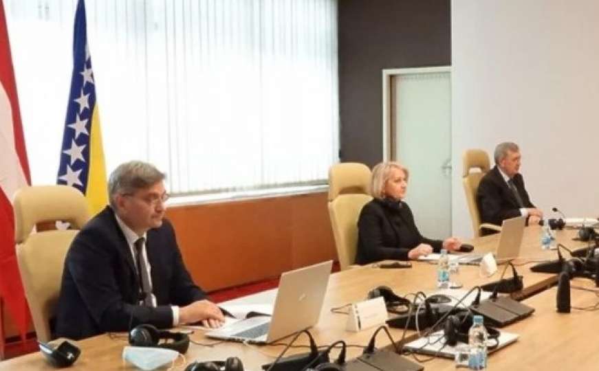 Krišto, Zvizdić i Radmanović pozvali Austriju da se intenzivira dijalog o BiH u EU