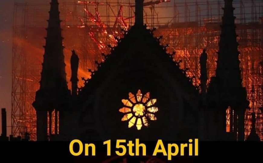 Zašto je 15. april uklet: Šest najvećih tragedija na isti dan