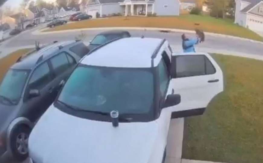  Pogledajte video u kojem je američku porodicu ispred kuće napao ris 