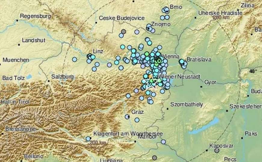Snažan potres kod Beča: 'Bilo je zastrašujuće, sve je palo sa zidova'