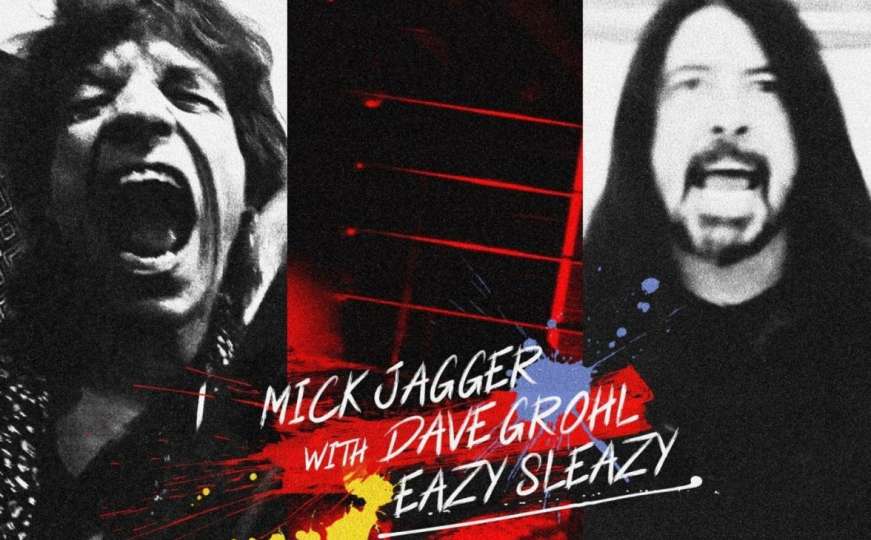 Mick Jagger with Dave Grohl - Eazy Sleazy