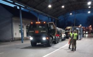 Vježba sa OSBiH: Prvi konvoj američkih vojnih vozila ušao u našu zemlju