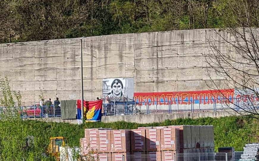 Novi skandalozni mural u Foči: Oslikan lik ratnog zločinca Milorada Pelemiša 