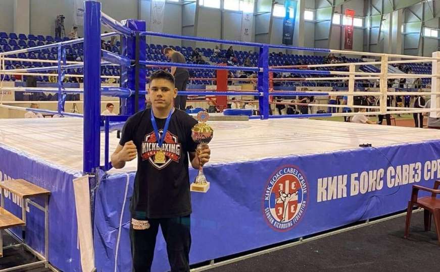Hadžajlija osvojio zlatnu medalju na Europskom kupu u kick boxingu u Beogradu