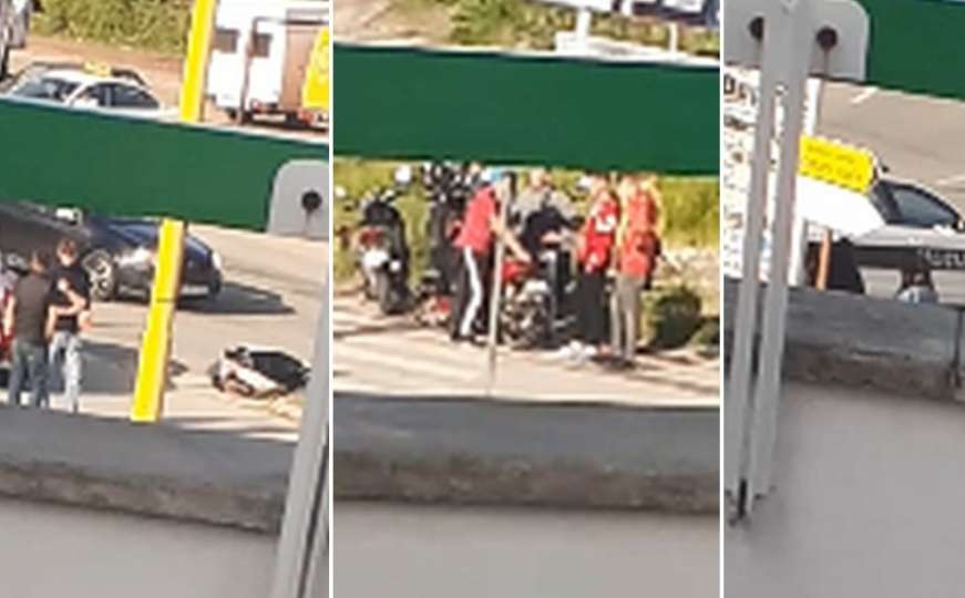 Nesreća kod Prinčeve džamije: Povrijeđen motociklista