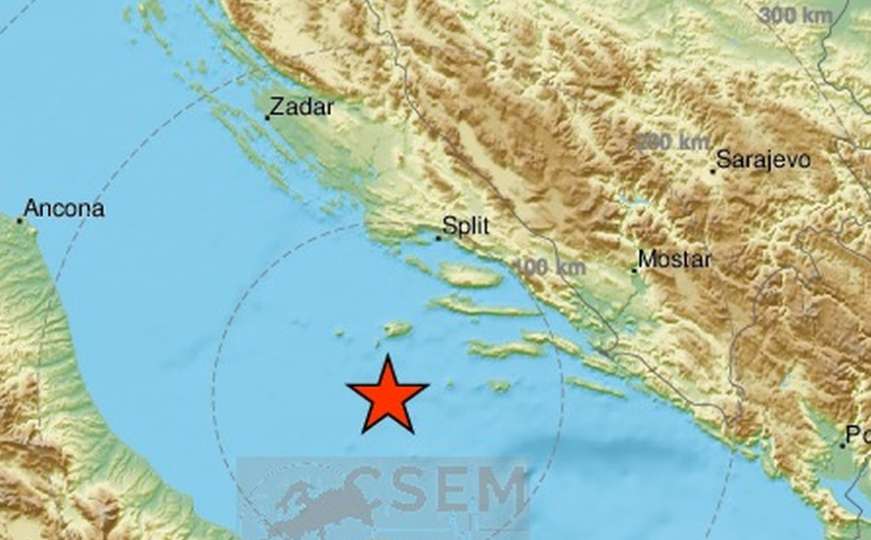 Novi zemljotres u Jadranskom moru