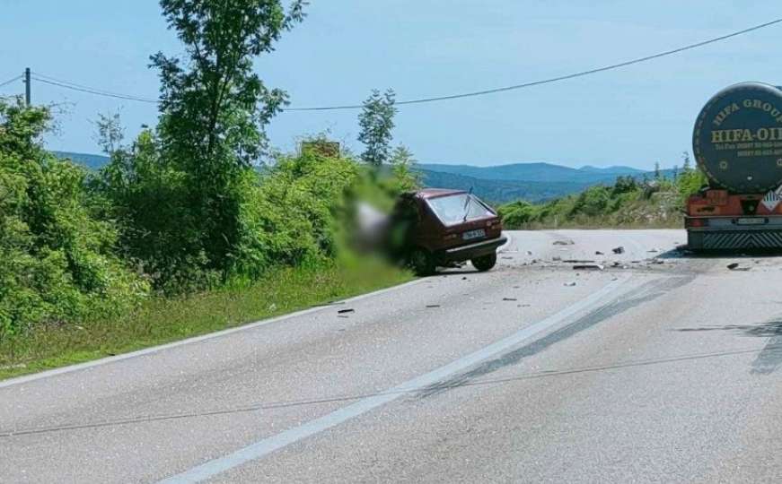 Jedna osoba poginula u saobraćajnoj nesreći kod Mostara 