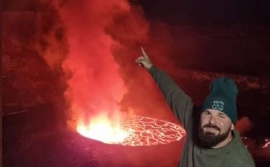 Poznati bloger Kristijan Iličić spavao pored vulkana u Kongu, u zadnji čas otišao