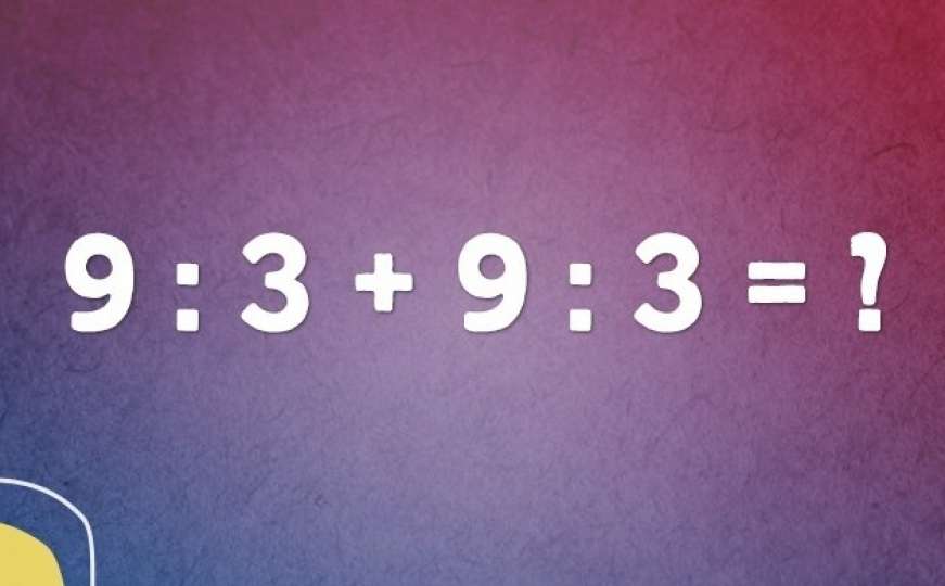 Matematički zadatak koji je ponovo izazvao raspravu na internetu: Šta vi mislite?