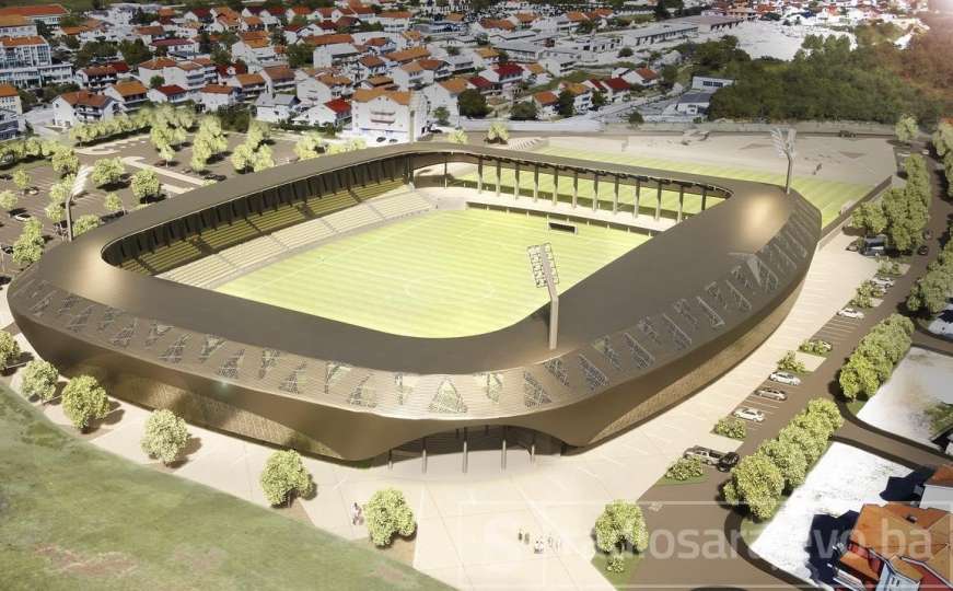 U BiH se gradi novi stadion: Spektakularna Arena s kapacitetom od 8.000 mjesta
