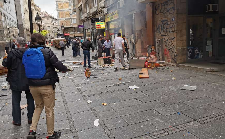 Stravične scene nakon eksplozije u Beogradu