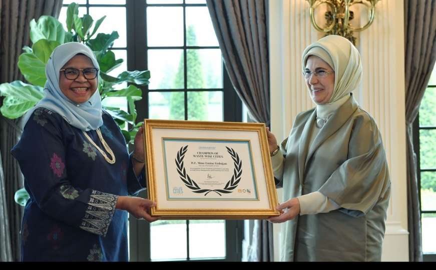 Supruga Erdogana dobitnica nagrade programa UN-Habitat