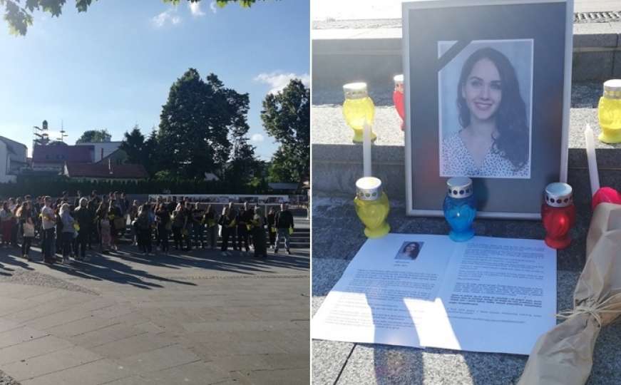Deset minuta šutnje na Trgu slobode za oproštaj od Adise Atiković 