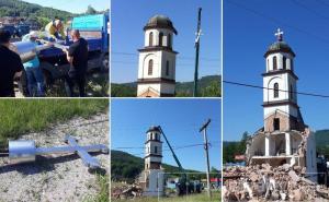 Radiosarajevo.ba u Konjević-Polju: Crkva srušena skoro do temelja, uklonjen i krst