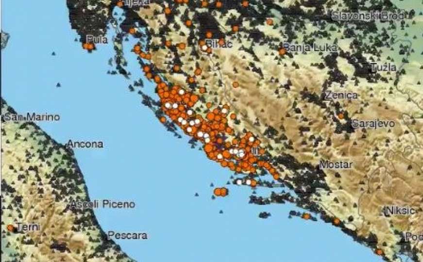 Ne miruje tlo u Dalmaciji: Zabilježeno desetak naknadnih podrhtavanja