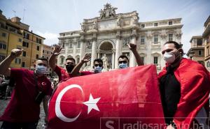 Pogledajte kako je na ulicama Rima uoči utakmice Italija - Turska
