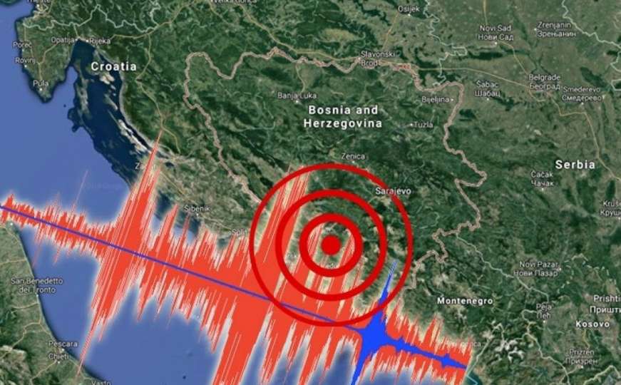 Zemljotres potresao Bosnu i Hercegovinu?