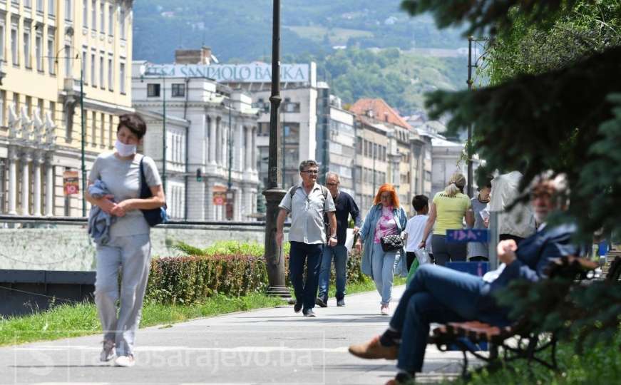 Sunčani prizori iz Sarajeva: Sve podsjeća na ljeto...
