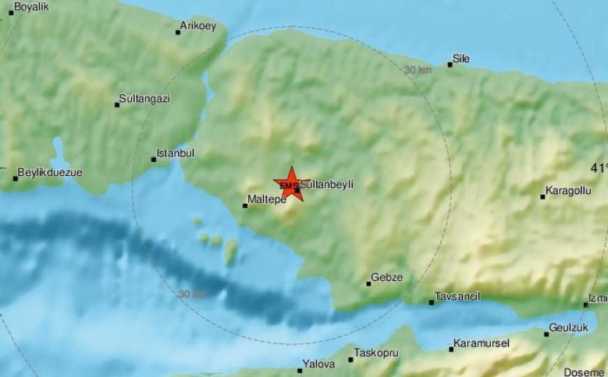 Zemljotres pogodio Istanbul i okolinu