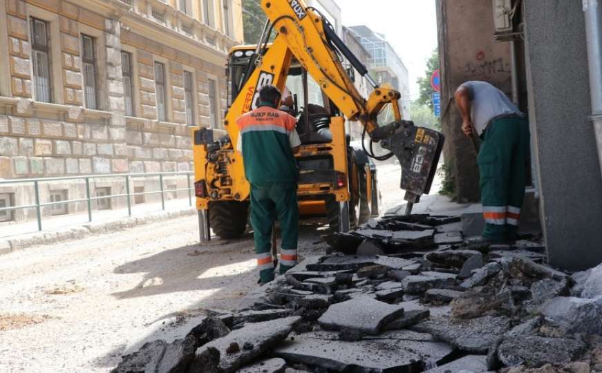 Budite strpljivi: Počela rekonstrukcija saobraćajnice u centru Sarajevu