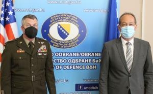 Ministar odbrane BiH Sifet Podžić razgovarao s komandantom Nacionalne garde Maryland